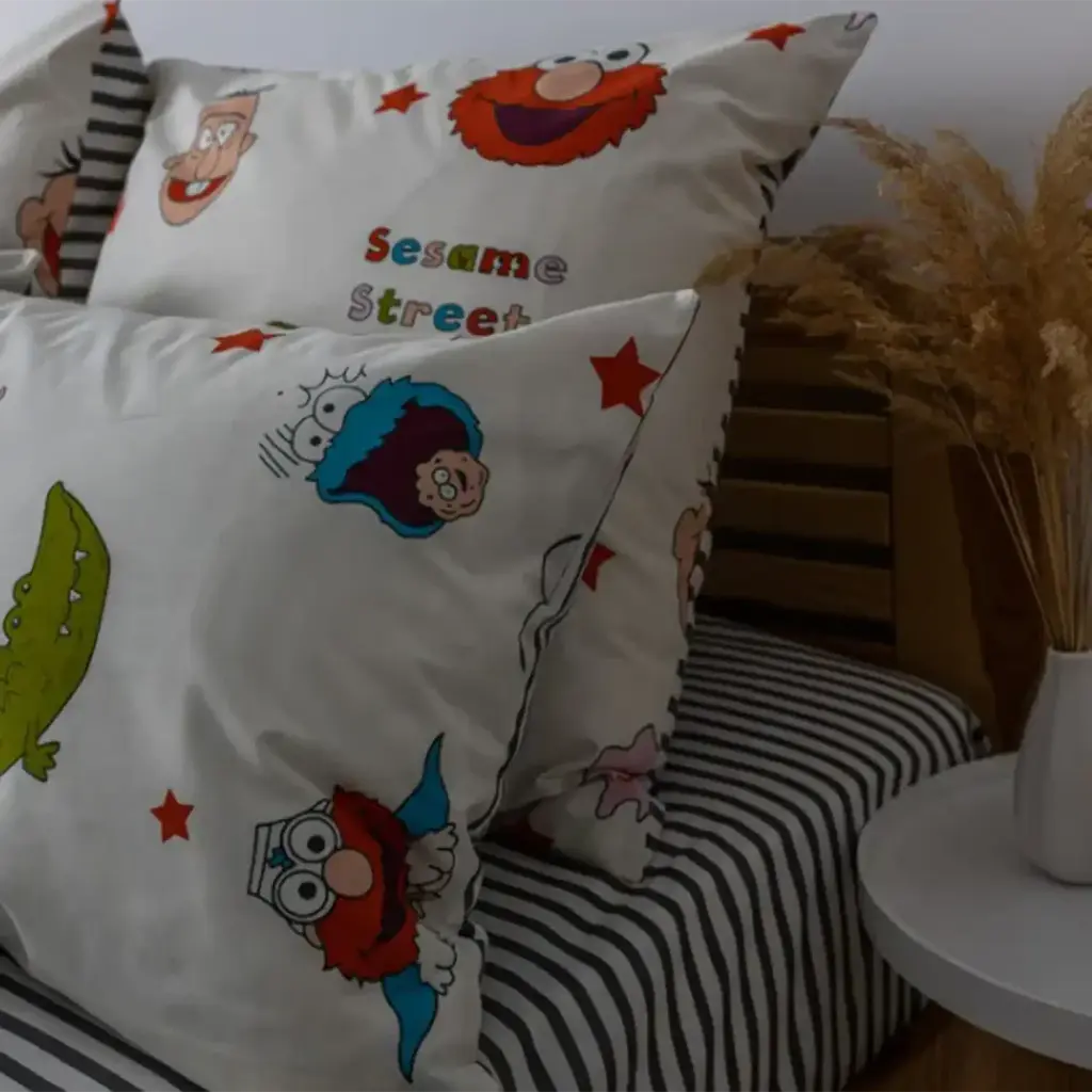 Постільна білизна ТЕП Soft Dreams Sesame Faces 70x70 полуторна білий - фото 5