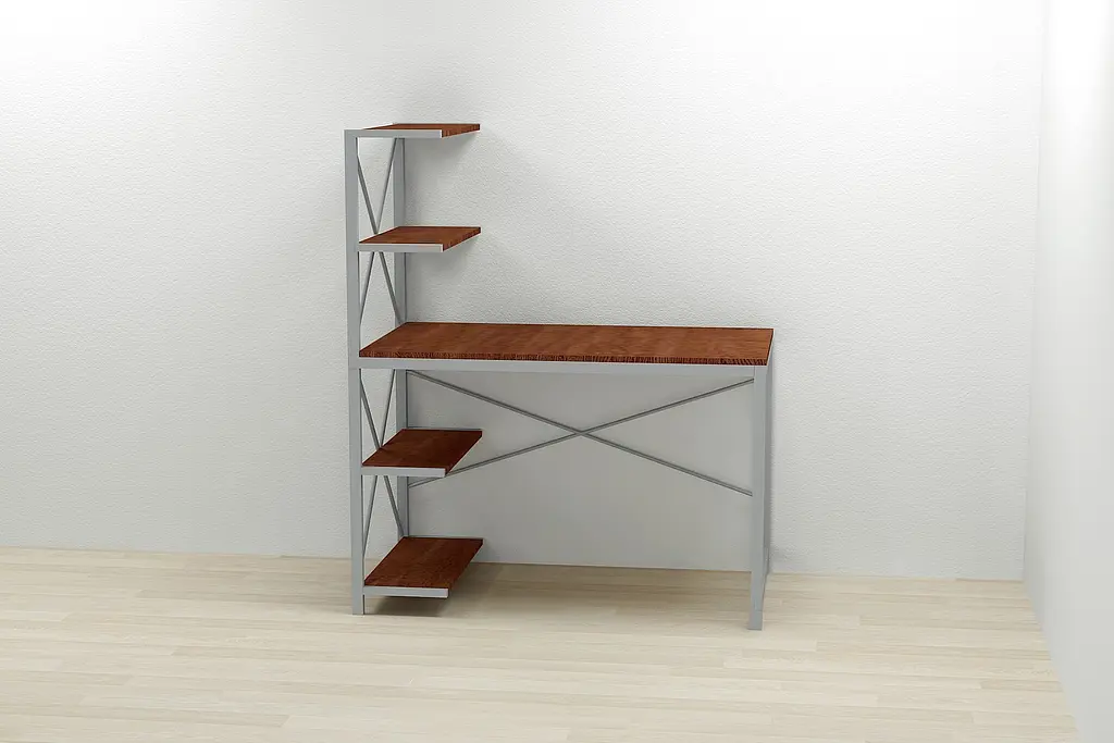 Комп'ютерний стіл Ferrum-decor Джек 75x120x70 Сірий ДСП Венге (FRD-105324) - фото 4