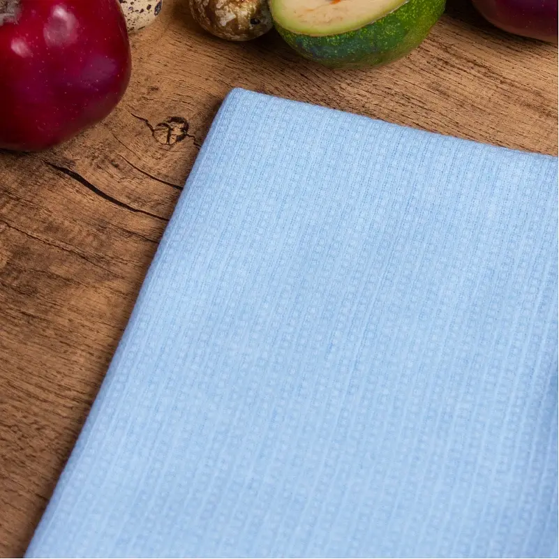 Полотенце вафельное MirSon №509 Waffle Blue 60х45 см (2200006739722) - фото 2