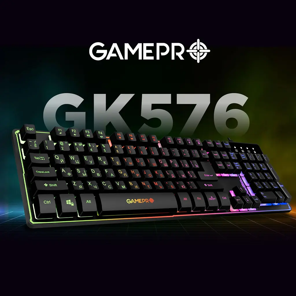 Клавиатура GamePro Nitro+ проводная (GK576) - фото 6