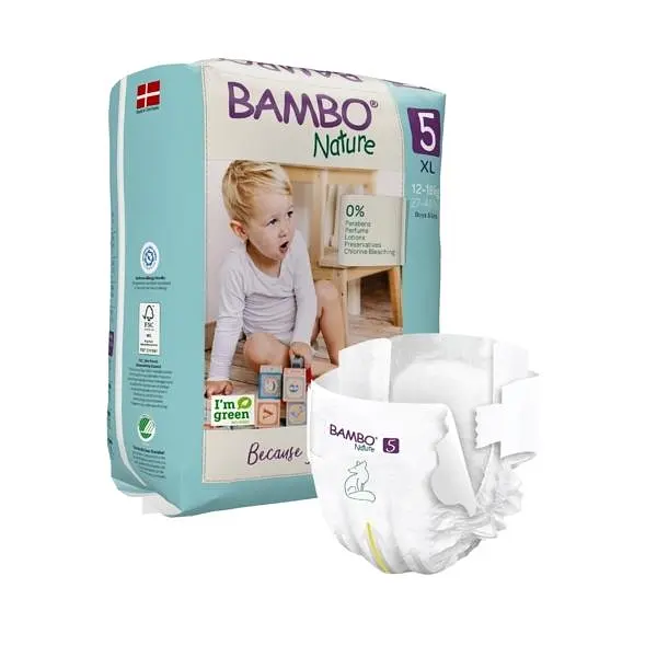 ЕКО Підгузки Bambo Nature 5 (12-18 кг), 22 шт. Bambo Nature (10205070) - фото 4