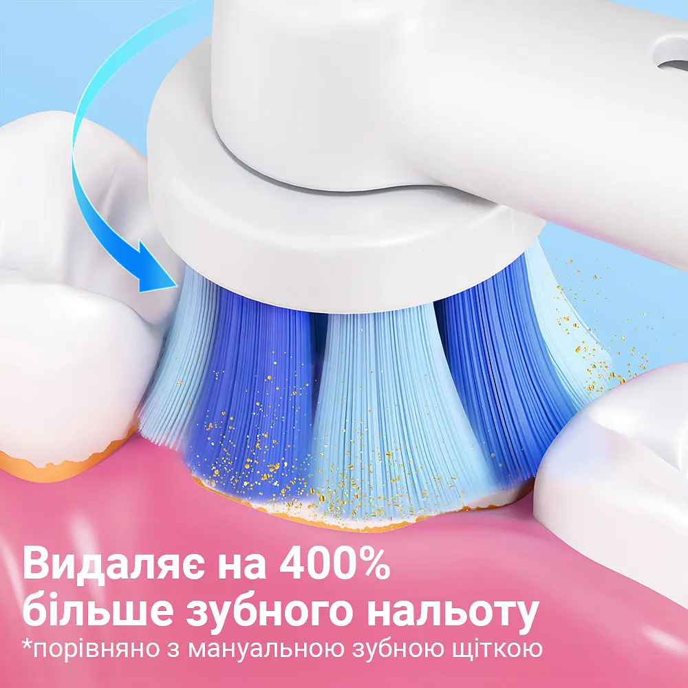 Електрична зубна щітка, що обертається з футляром Bitvae R2 8 насадок Pink - фото 5