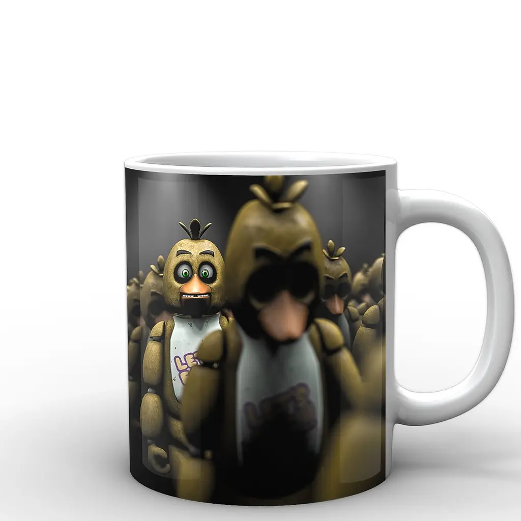Кружка GeekLand Five Nights At Freddys Пять ночей с Фредди Чика FN.02.046 330 мл белая - фото 2