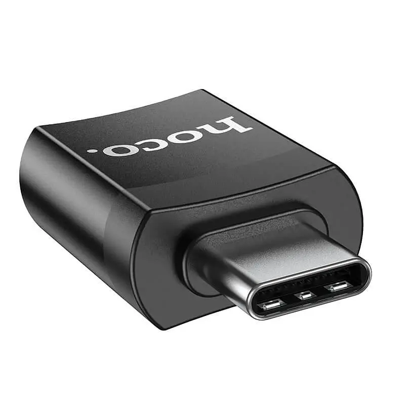 Переходник HOCO Type-C to USB female adapter UA17 4A, USB3.0 OTG - фото 2