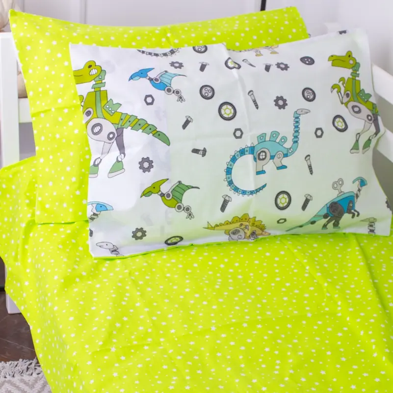 Комплект постільної білизни MirSon Kids Time 17-0576 Dinosaur robot дитячий - фото 7