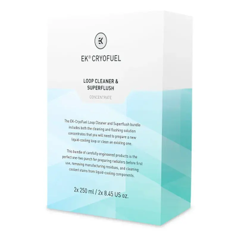 Охолоджуюча рідина Ekwb EK-CryoFuel Loop Cleaner + Superflush (Concentrate 250 (3831109897720) - фото 2