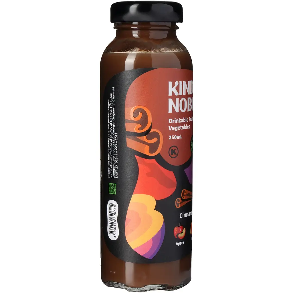 Смузі Kind & Noble Кориця-яблуко, слива 250 мл - фото 3