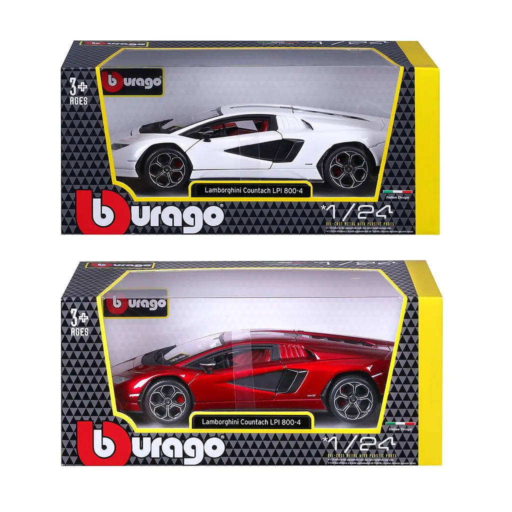 Автомодель Bburago Lamborghini Countach LPI 800-4 1:24 білий (18-21102) - фото 7