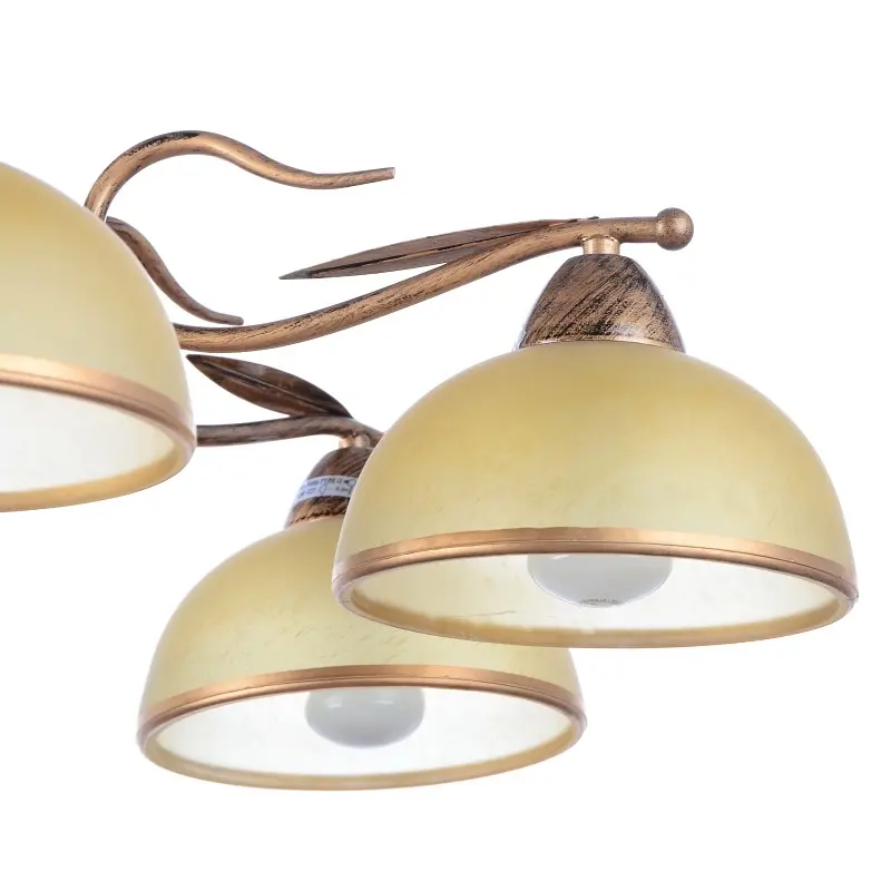 Люстра потолочная Brille классическая E27 60W BR (BKL-165C/5) - фото 3