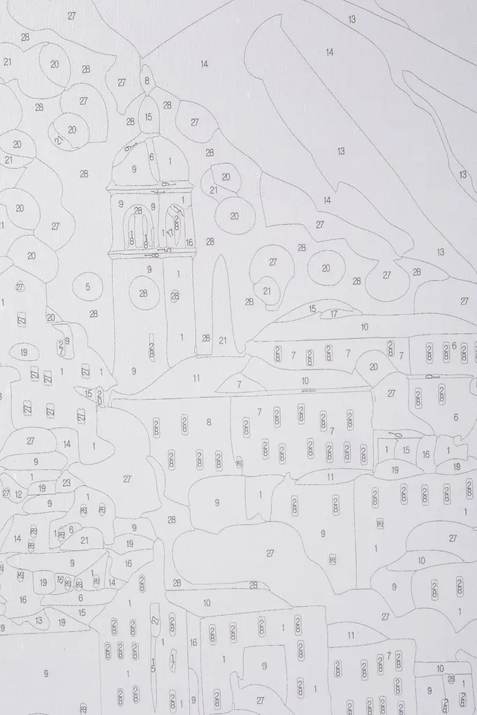 Набор для росписи "Портовый городок" 40*50 см, IDEA2-GX45550, ТМ "99IDEAS" - фото 7