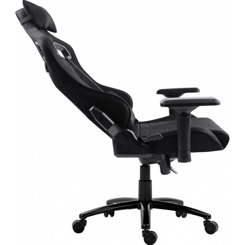 Геймерське крісло GT Racer X-5113F Fabric Black [132261] - фото 4
