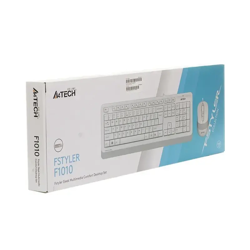 Комплект A4Tech Fstyler F1010 (White) - фото 5
