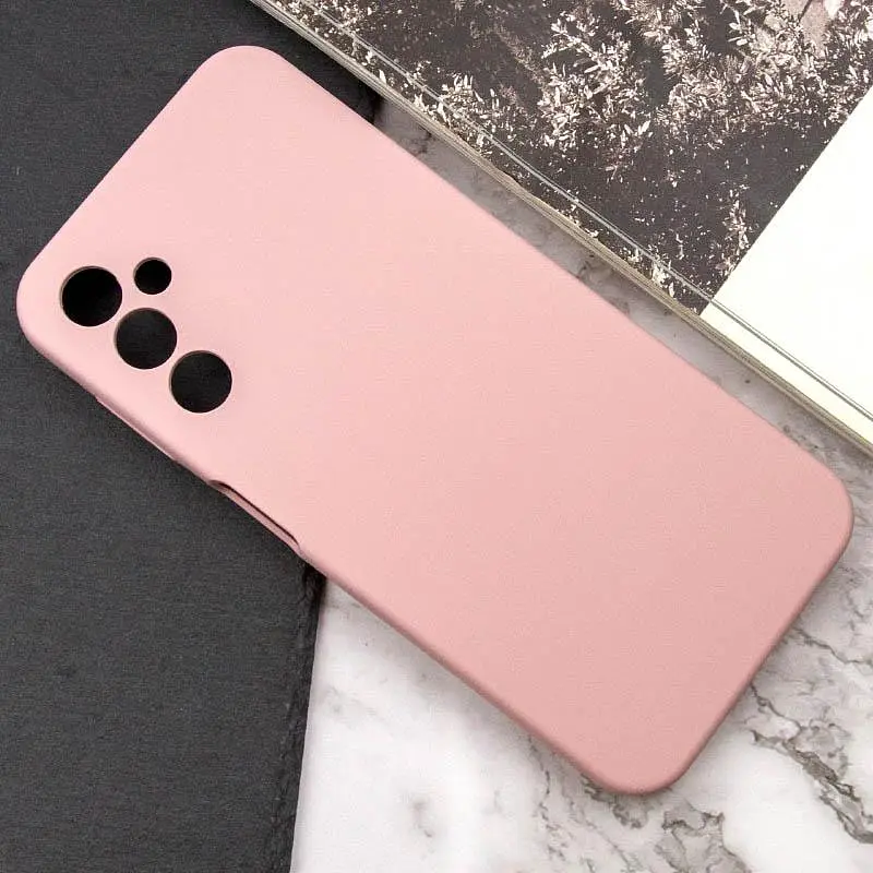 Чохол TPU GETMAN Liquid Silk Full Camera для Samsung Galaxy M34 5G Рожевий / Pink Sand - фото 5