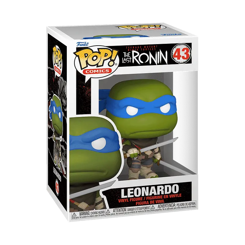 Фигурка Funko Pop Черепашек-ниндзя Последний Ронин Леонардо TMNT Last Ronin Leonardo 10 см FP TMNT LRL 43 - фото 3