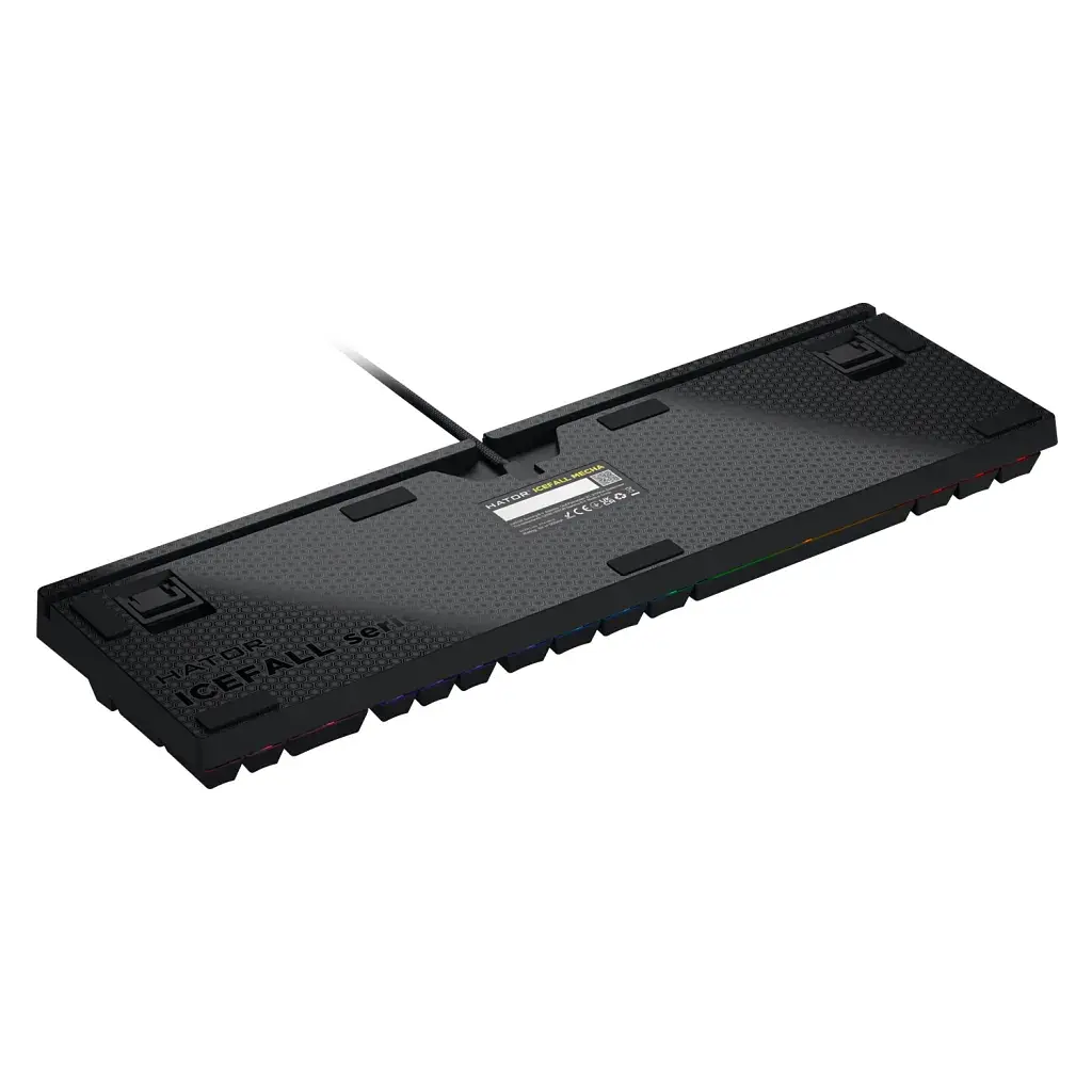 Клавіатура Hator Icefall Mecha Rainbow USB Black (HTK104UA) - фото 5