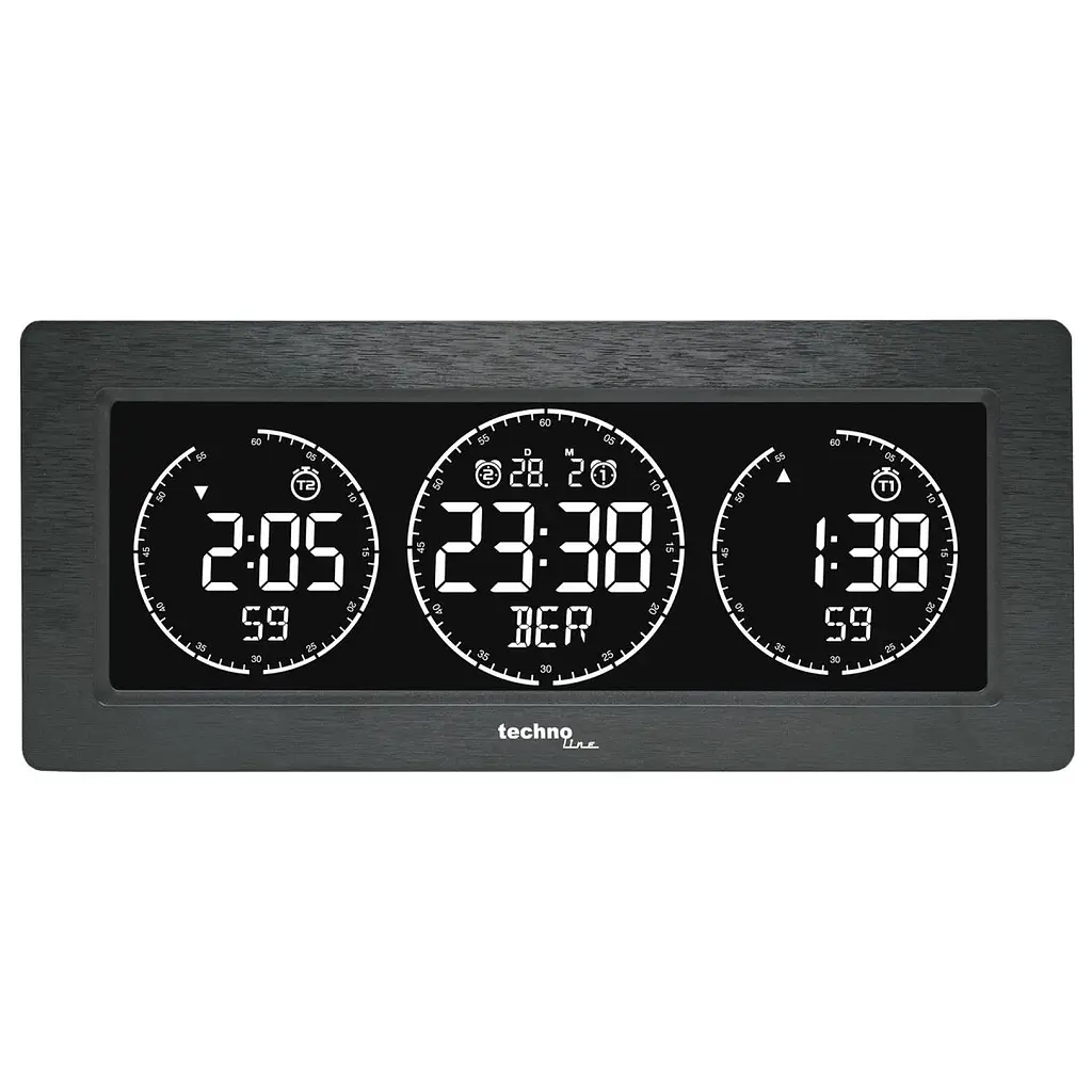 Годинник настільний Technoline WT458 Black (WT458) - фото 6
