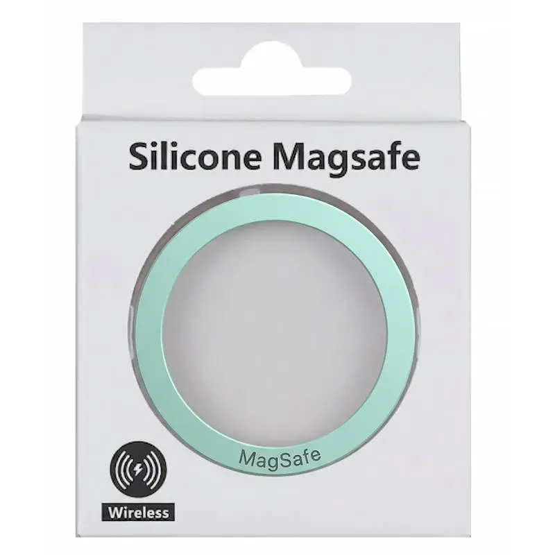Металлическое кільце Silicone Magnetic Aquamarine - фото 2