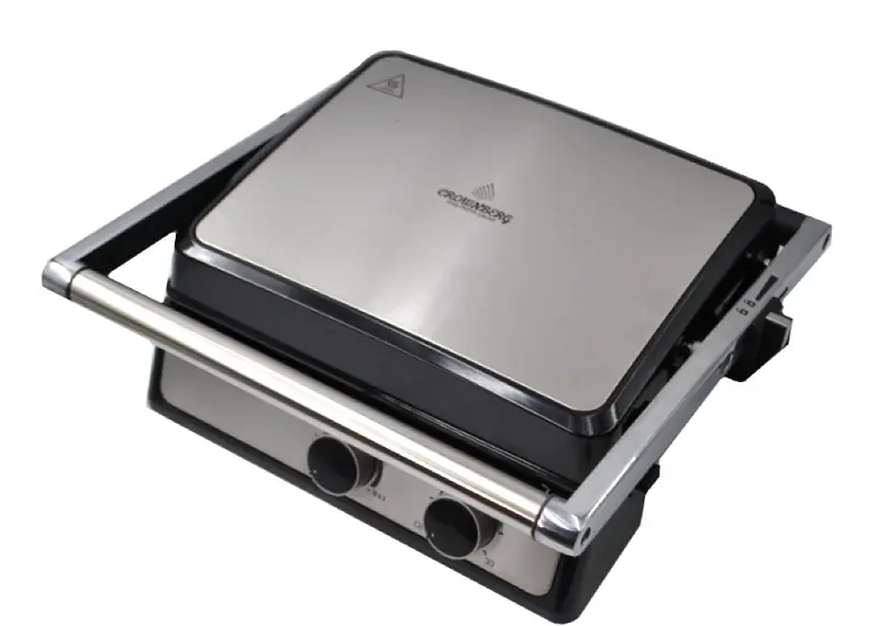 Прижимной электрический гриль Crownberg Cb-1044 2000W - фото 5