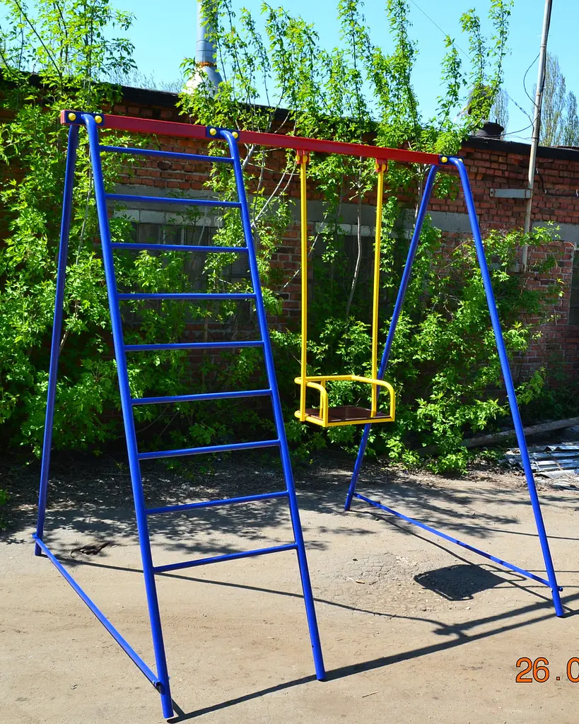 Гойдалки одномісні +сходи Ігровий комплекс - фото 4