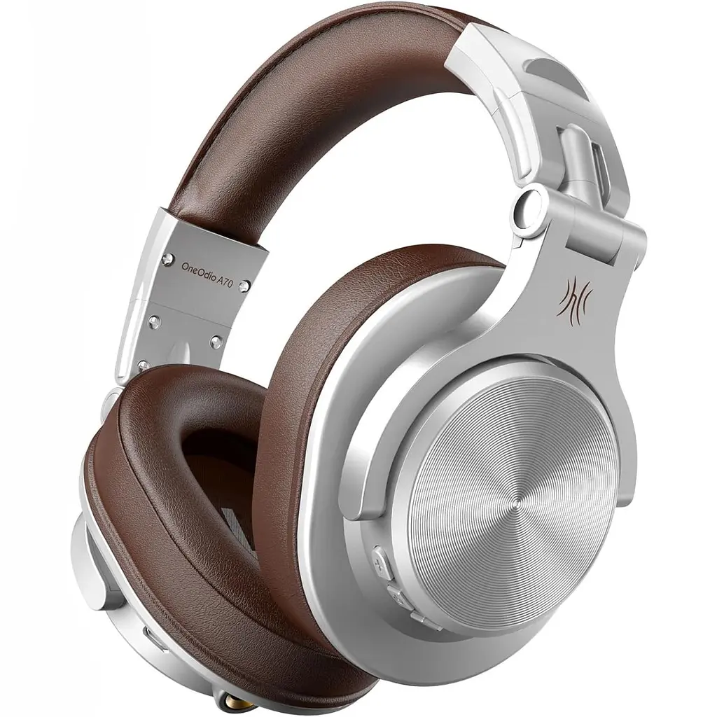 Гарнитура OneOdio Fusion A70Bluetooth + 3.5 мм/6.35 мм Silver Brown (A70 Silver Brown) - фото 5