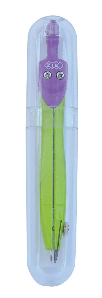 Циркуль ZiBi Start Neon Mix в твердому футлярі 12 шт. (ZB.5320NN-99) - фото 3