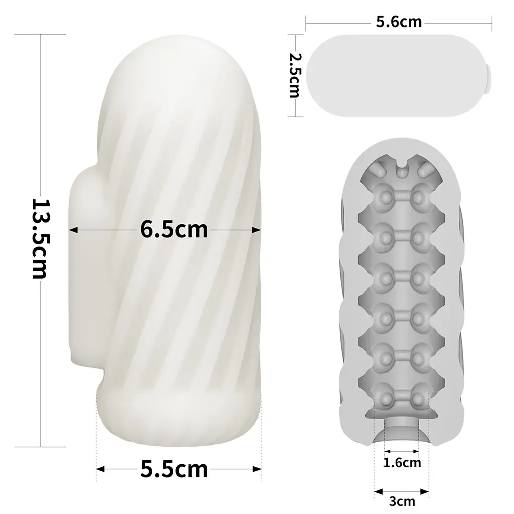 Мастурбатор Knights Ring Vibrating Dual Purpose Sleeve-Spiral - фото 3