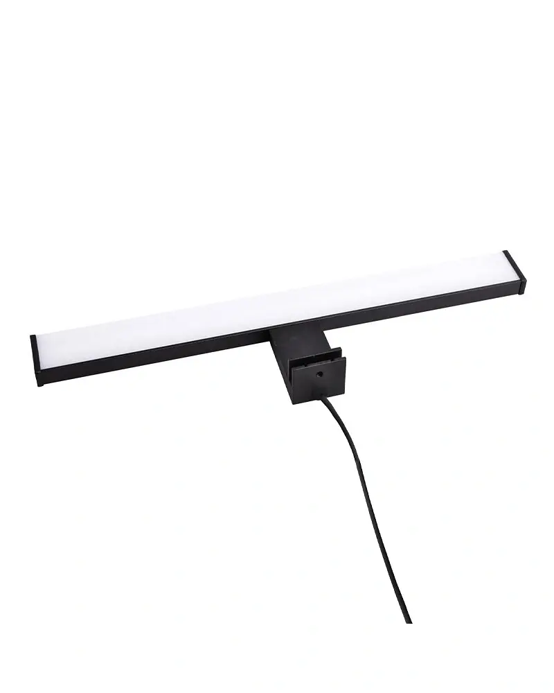 Светильник подсветка для зеркала Goldlux 328519 Elba Led 40 1x8W 4000K 900Lm IP44 черный - фото 2
