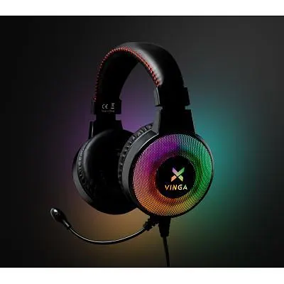 Навушники Vinga (HSCU-100) Gaming LED Black (HSCU-100) - фото 8