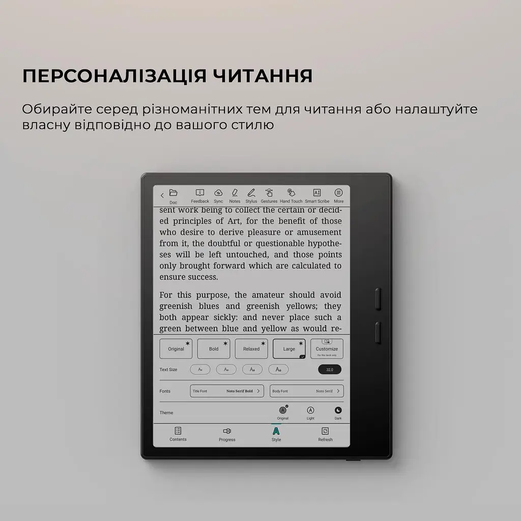 Електронна книга BOOX Go Color 7 Gen2 Чорний - фото 2
