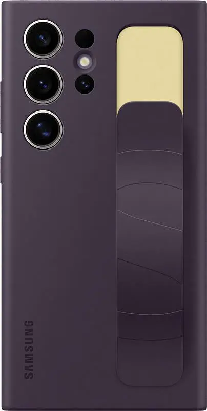 Чохол-накладка Samsung Standing Grip Case для Samsung Galaxy S24 Ultra SM-S928 Dark Violet (EF-GS928CEEGWW) - фото 3