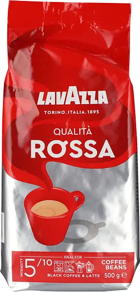 Кава в зернах Lavazza Qualita Rossa 500 г (8000070036321)