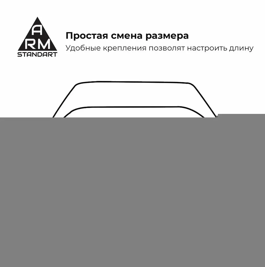 Ремінець ArmorStandart для Xiaomi Mi Band 7/6/5 New Style [Black] [70812] - фото 3