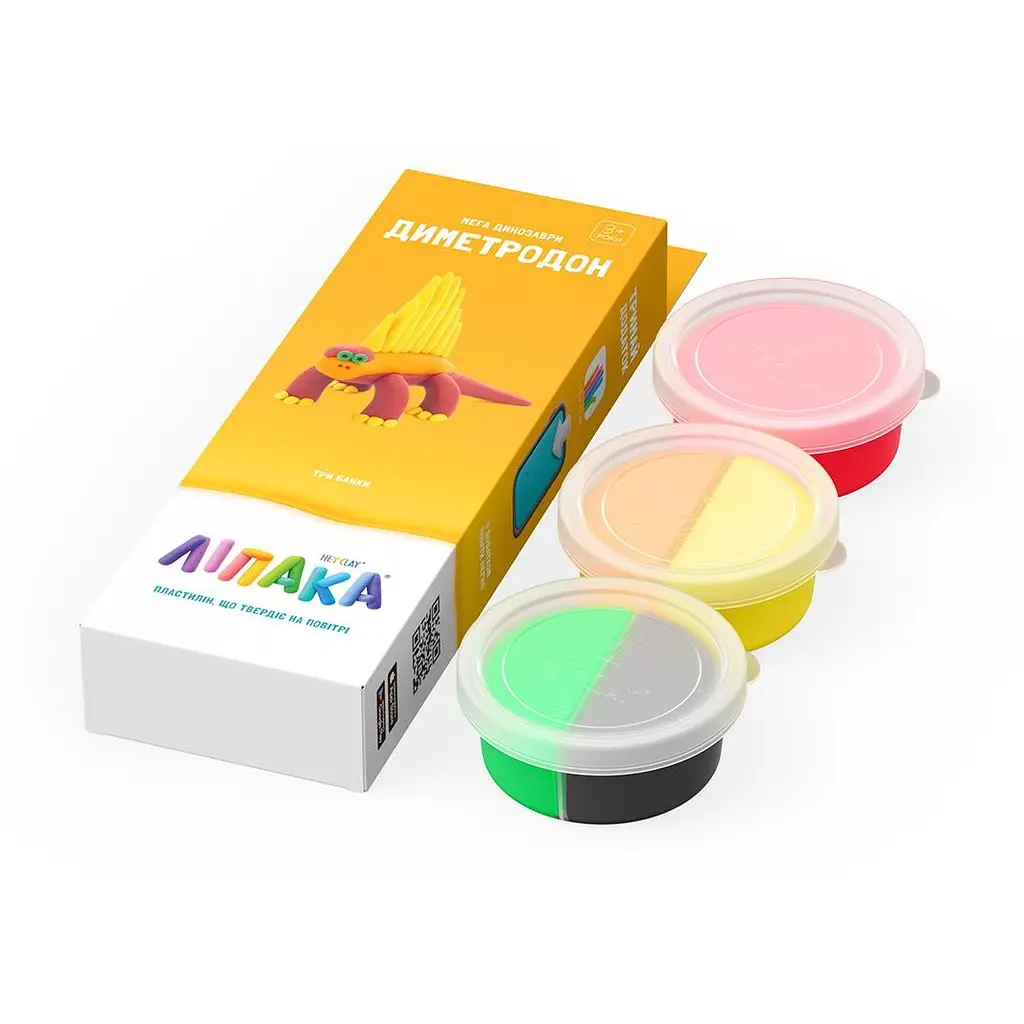 Набір пластиліну, що самостійно твердіє, Ліпака Диметродон (30079-UA01) - фото 2