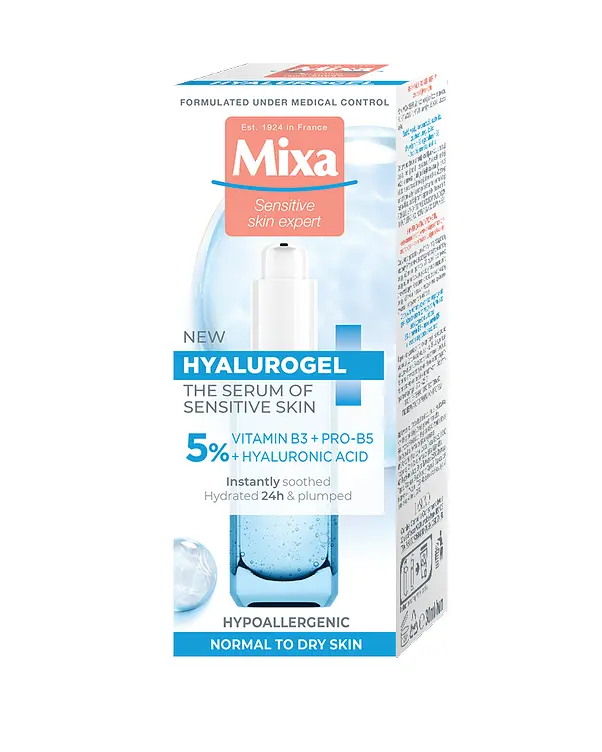 Зволожуюча сироватка Mixa Hyalurogel для чутливої шкіри, 30 мл (D3729700) - фото 2