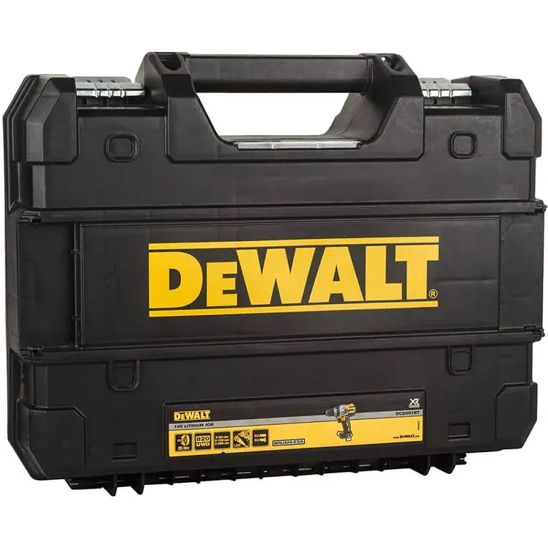 DeWALT Шурупокрут-дриль акумуляторний XR Li-Ion 18В 95Нм 450-2000об/хв кейс, ЗП 1.5кг без АКБ та ЗП - фото 4