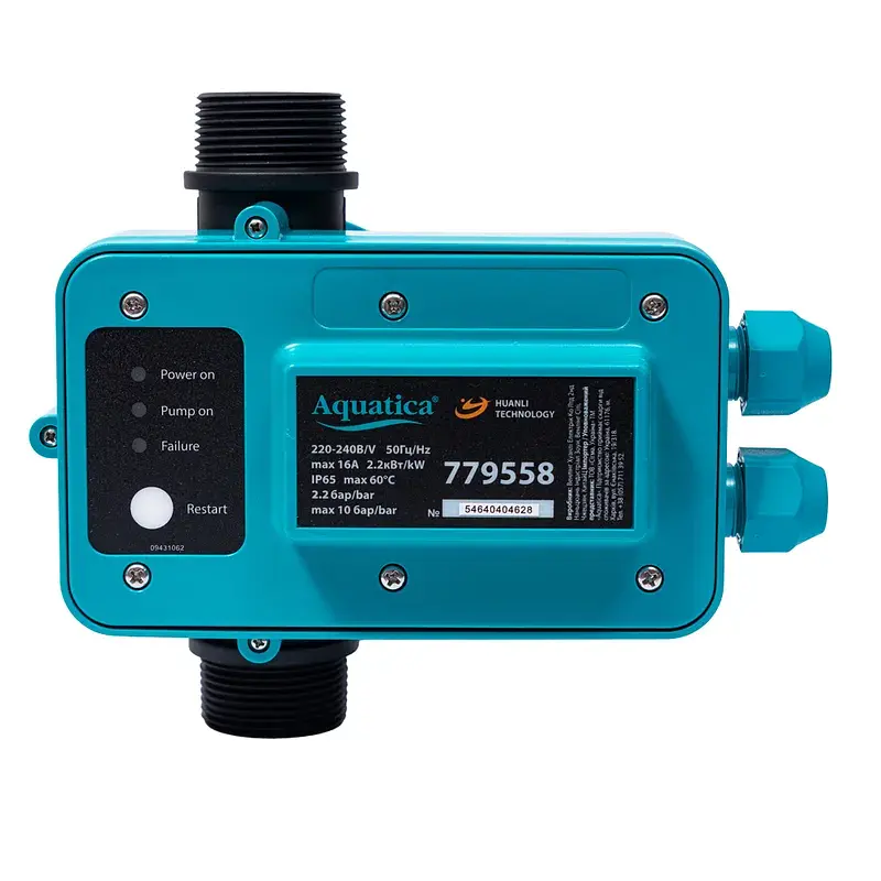 Контролер тиску електронний 2.2кВт Ø1 1/4" AQUATICA (779558) - фото 3