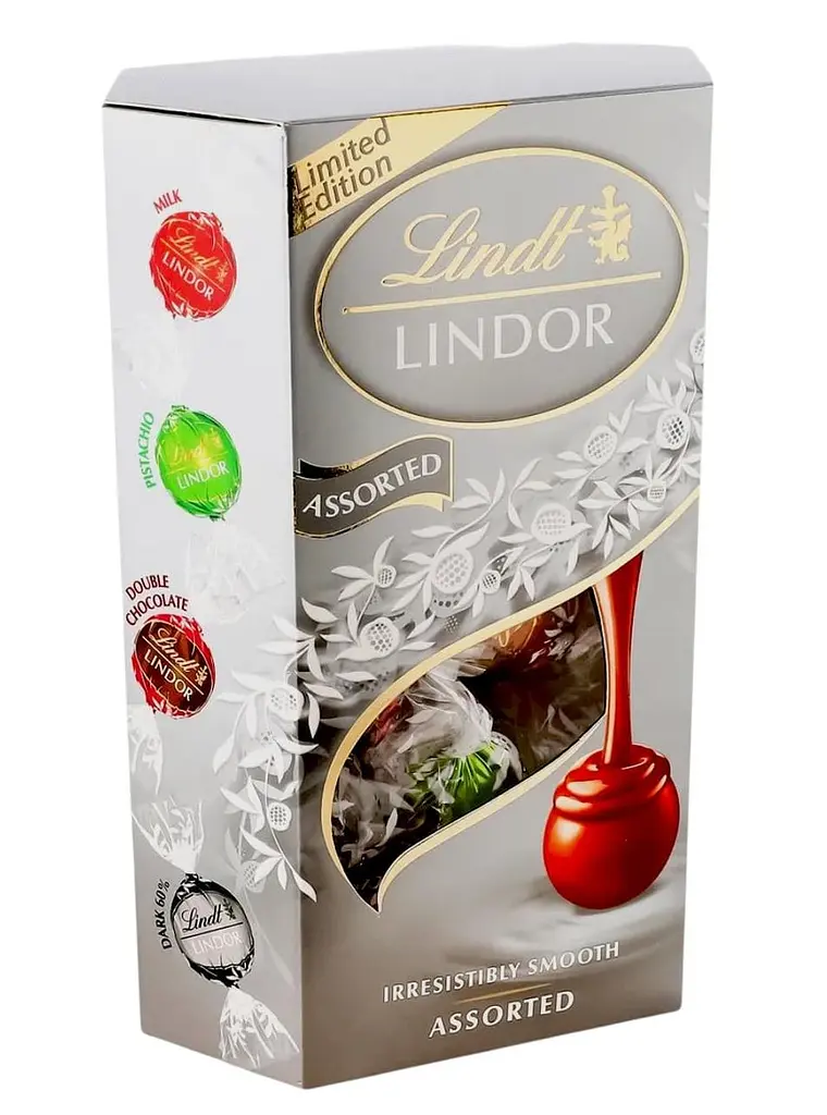 Шоколадные конфеты Lindt Lindor Chocolate Assorted Silver 200г - фото 3