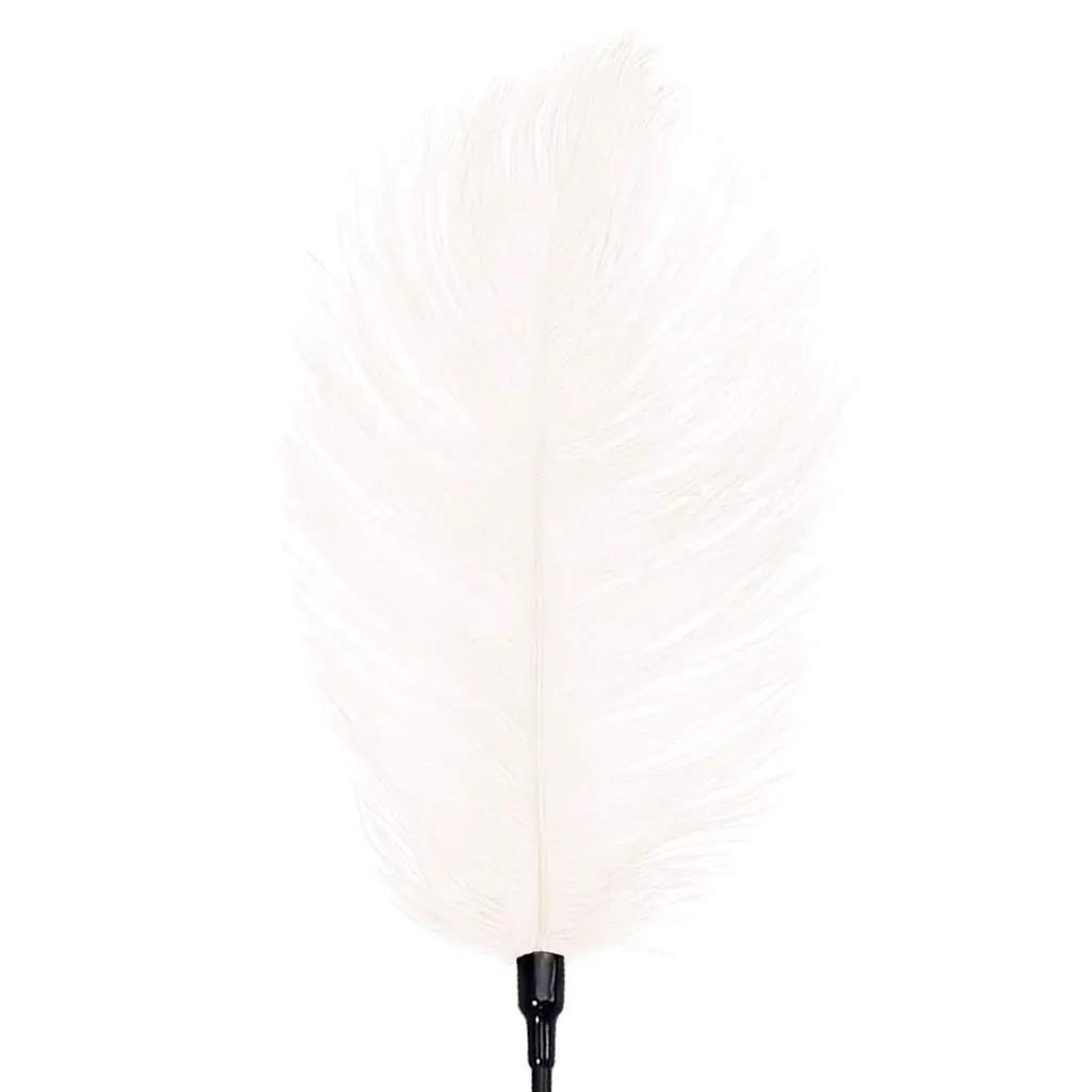 Лоскіт зі страусиним пером Art of Sex - Feather Tickler, колір Білий - фото 3
