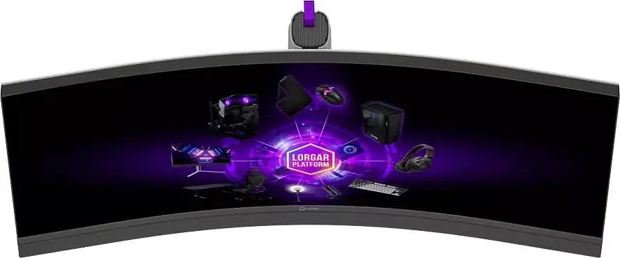 Монітор 27" Lorgar 34MP1 MiniLED Curved UWQHD VA 180Hz (LRG-34MP1W180C-GY) - фото 4