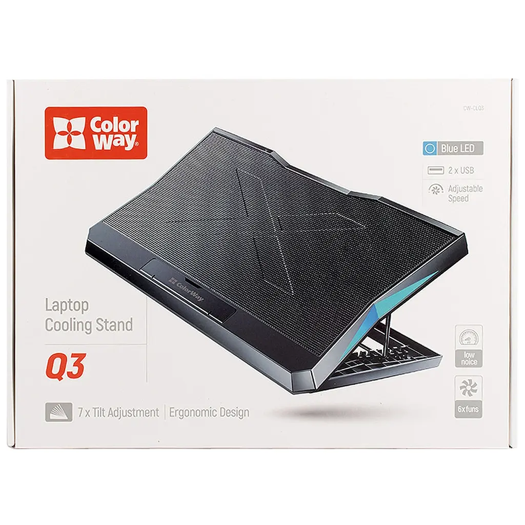 Підставка до ноутбука ColorWay Cooling Laptop Q3, 10-17 (CW-CLQ3) - фото 11