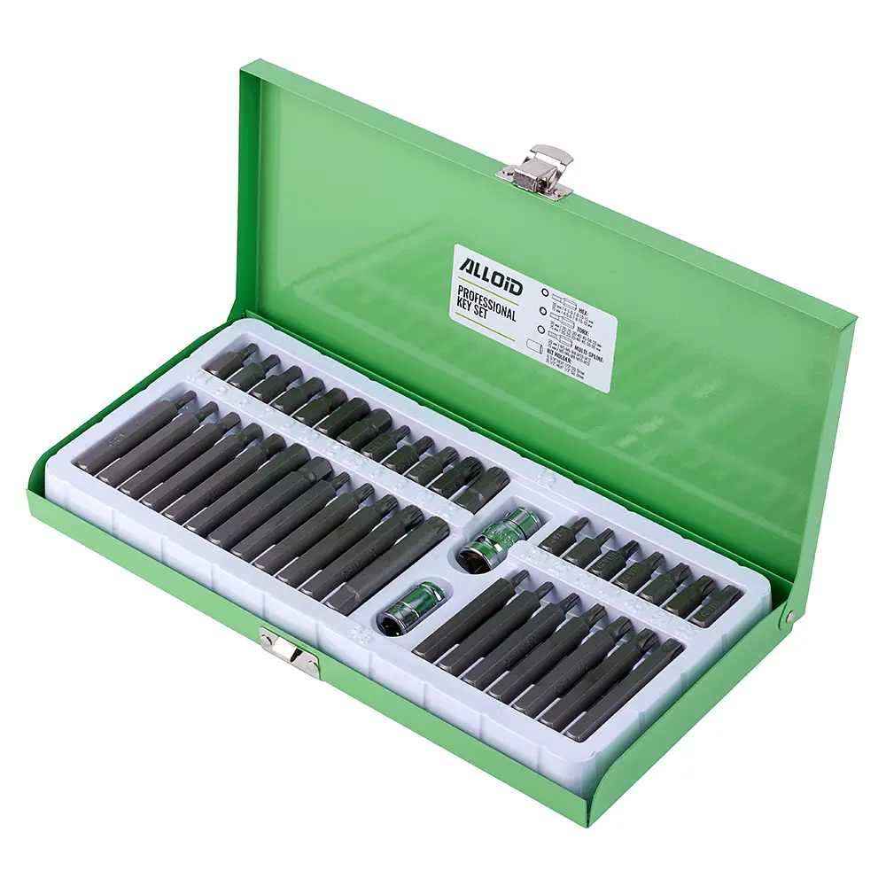 Набір біт Шестигранники SPLINE TORX Alloid 40 предметів (NB-3840) - фото 2