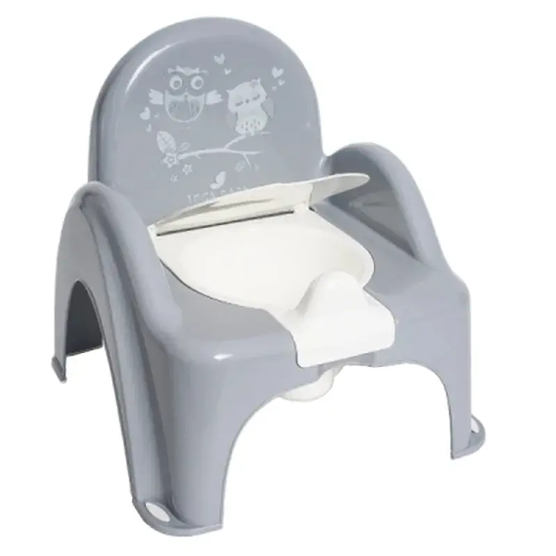 Горщик Tega Baby OWLS стілець, антиковзкий grey (SO-010-106)