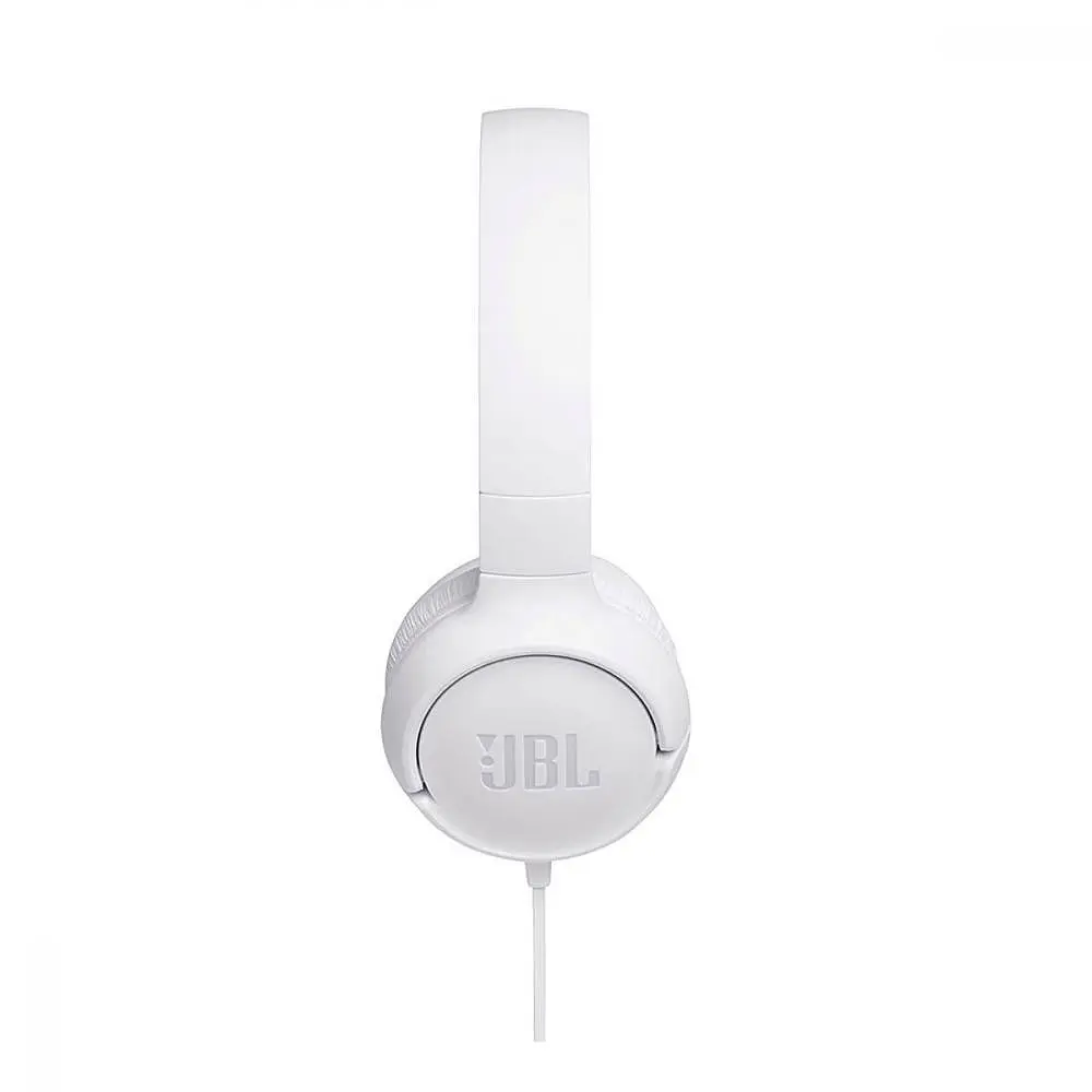 Навушники з мікрофоном JBL T500 White (JBLT500WHT) - фото 2