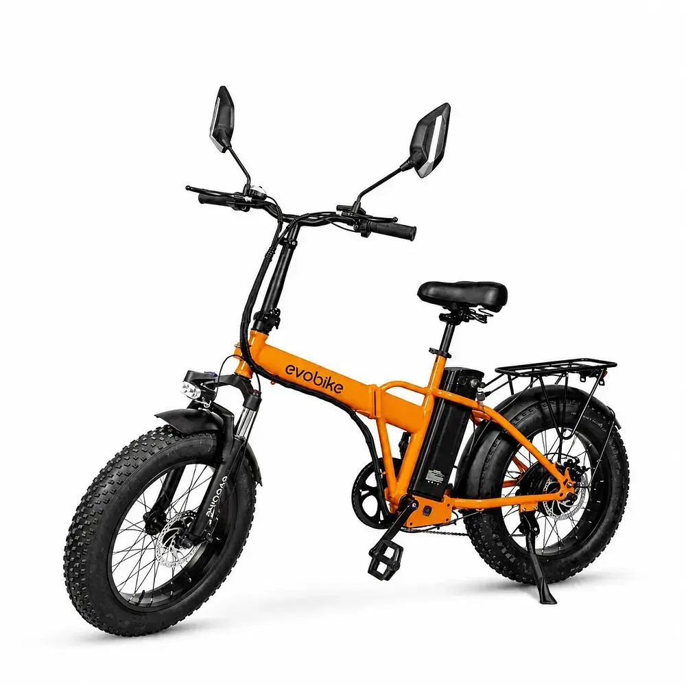 Електровелосипед EvoBike Storm V8S (1000W, 48V, 18Ah) Фетбайк Помаранчевий