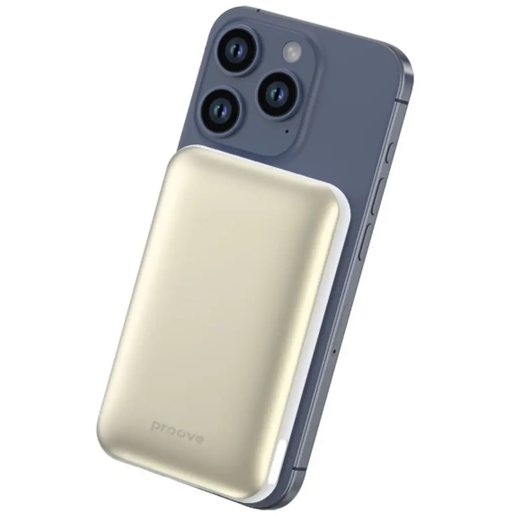 Універсальна мобільна батарея Proove Vibe Energy Plus 22.5W 10000mAh Білий/Золотистий (PBVE15012202) - фото 2