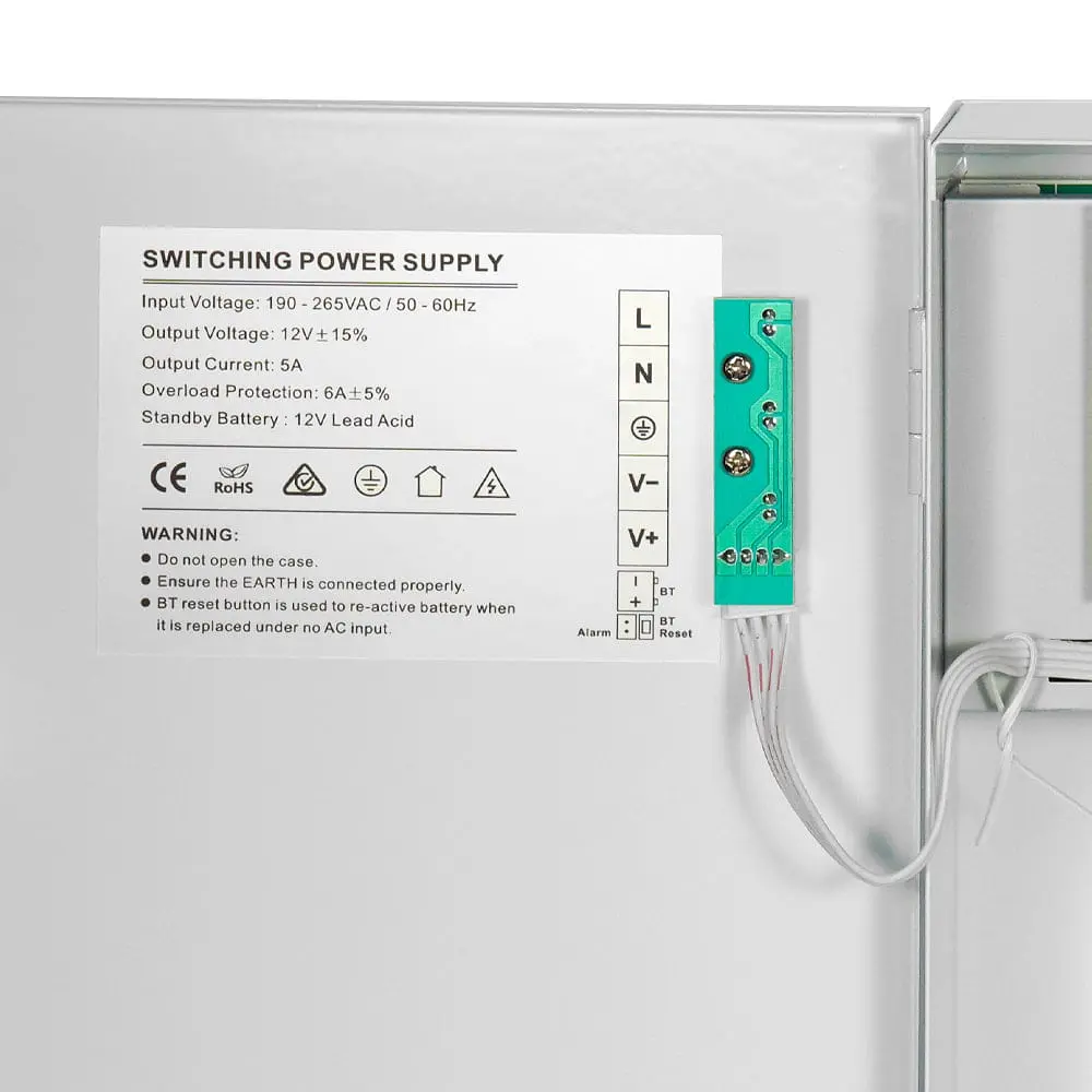 Джерело безперебійного живлення Kraft PSU-1205/8CH (41-00031) - фото 4
