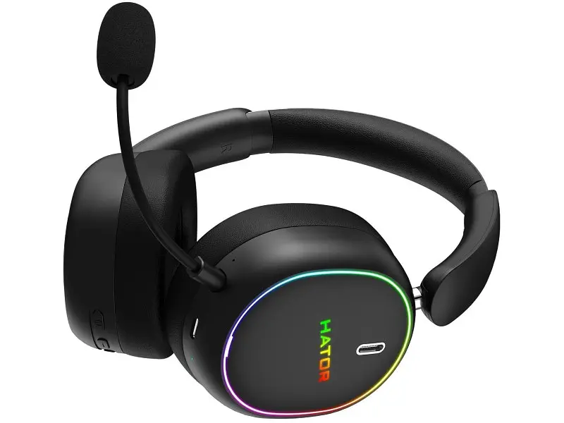 Ігрова гарнітура Hator Phoenix 2 Wireless Black (ESH40) - фото 7