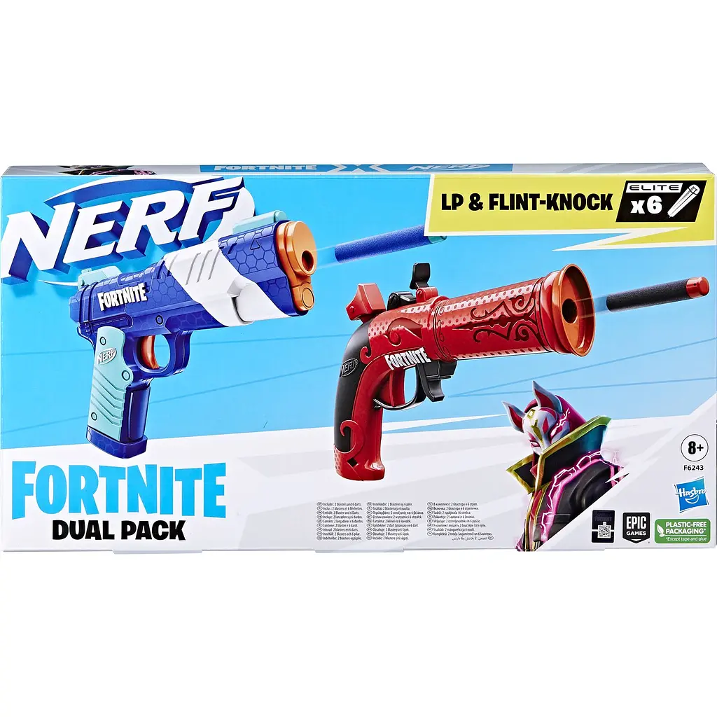 Набір з двох іграшковий бластерів Hasbro Nerf Fortnite Dual Pack (F62430) - фото 4