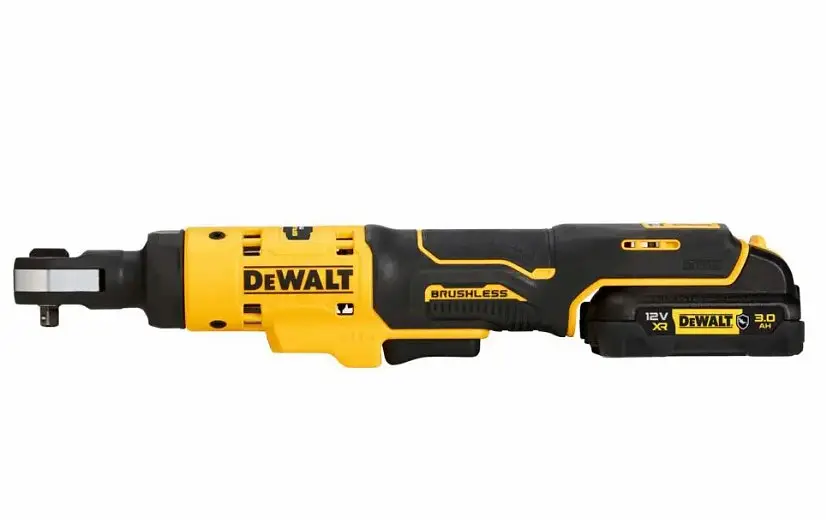 Гайкокрут кутовий - ключ-храповик акумуляторний DeWalt з АКБ та ЗП DCF504L1G - фото 3