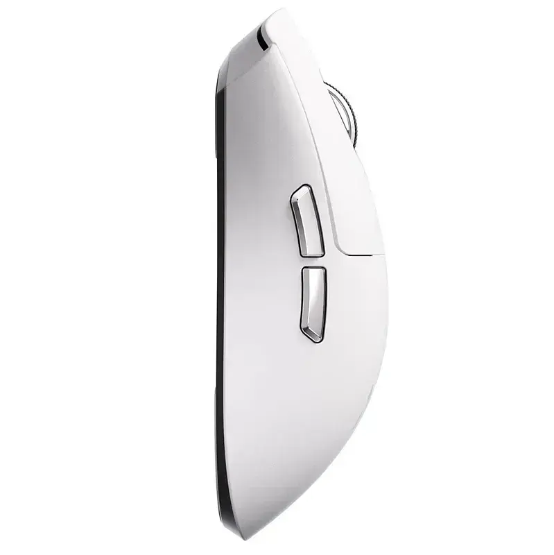 Беспроводная игровая мышь MCHOSE K7 Ultra / Три режима подключения / PAW3950 / 42 000 DPI / White Silver - фото 2